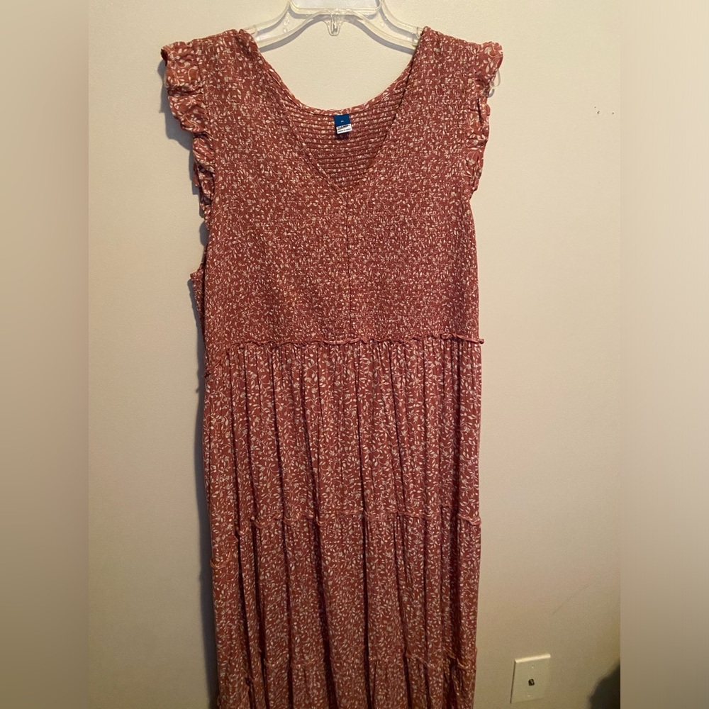 Old Navy Pink Floral Maxi